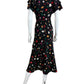 Polo Black Floral Maxi Dress Size 2