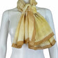 Vintage GIORGIO ARMANI Yellow Floral Print Scarf