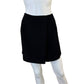 Vince Black Wrap Mini Skort Size 8