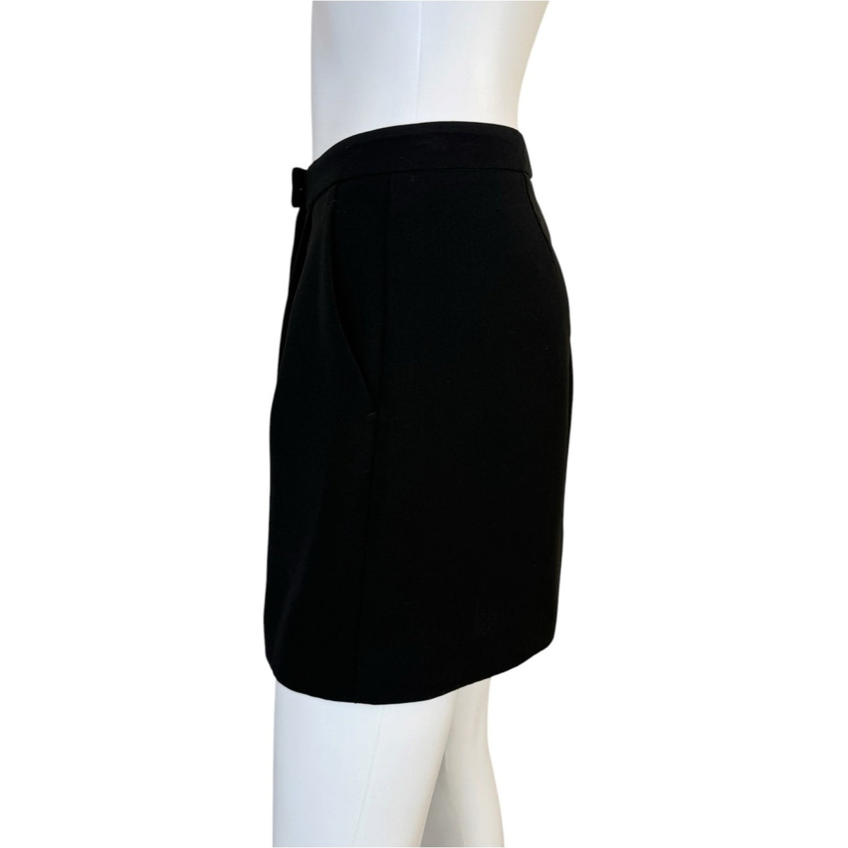 Vince Black Wrap Mini Skort Size 8