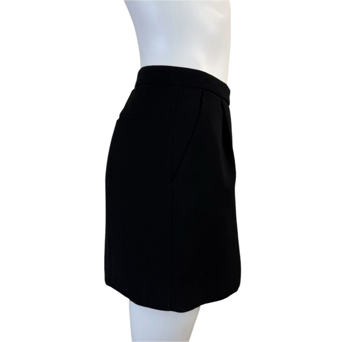 Vince Black Wrap Mini Skort Size 8