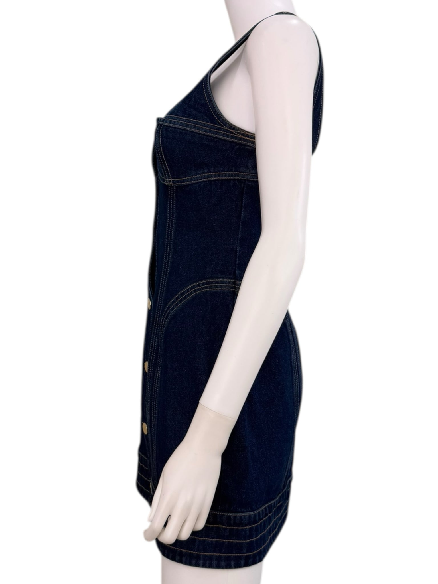 Acler Blue Denim 'Valleybrook Mini Dress' Size 4 – alineconsignment