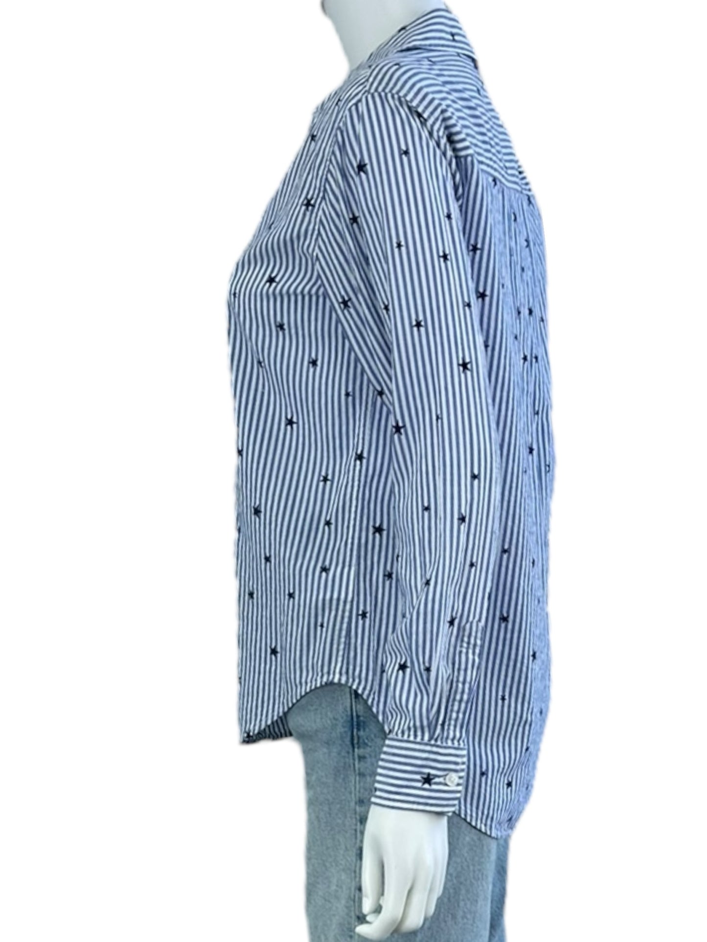 Rails Rosci Star Striped Button-Down Shirt Size S