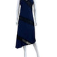 House of Harlow 1960 Navy Satin Slip Dress Size M