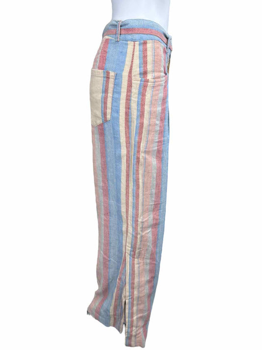 by anthropologie Striped High Waisted Pants Size 4