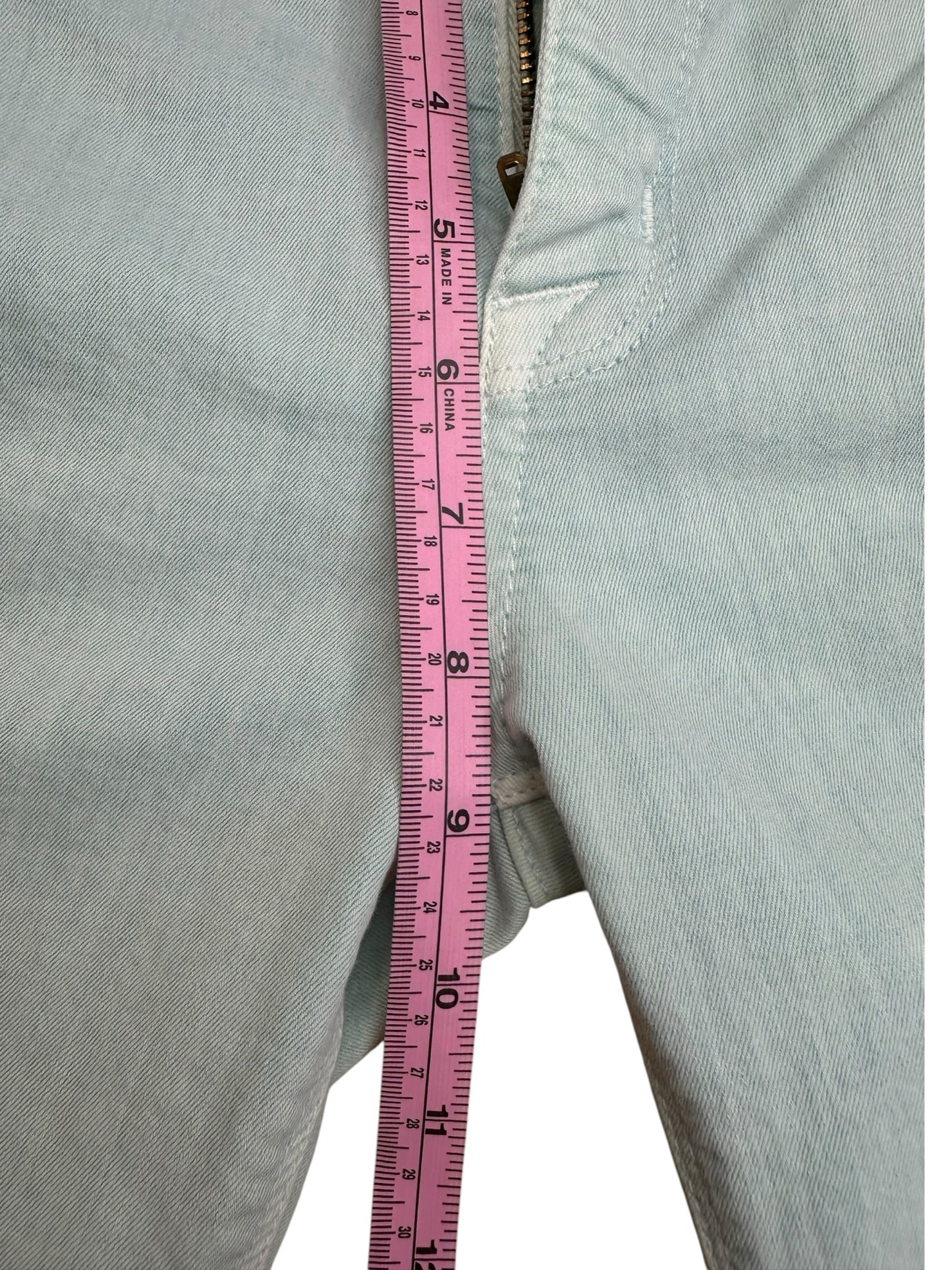 HUDSON Mint Green NICO Super Skinny Jeans Size 28