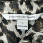 Diane von Furstenberg Brown Silk Leopard Print Button-down Size 2