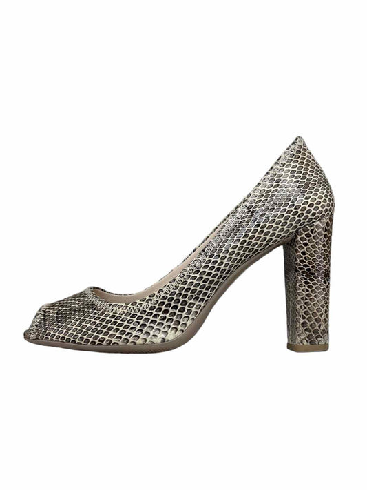 PRADA Donna Miele Genuine Snakeskin Pumps Size 37.5