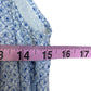 Roller Rabbit Blue 100% Cotton Midi Dress Size M