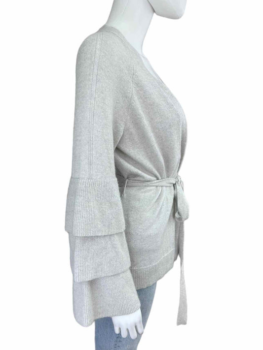 BANANA REPUBLIC x TODD & DUNCAN Gray Cashmere Sweater Cardigan Size XS