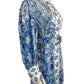 RAISHAMA Studio NWT Blue Maya Floral Shirt Dress Size 18
