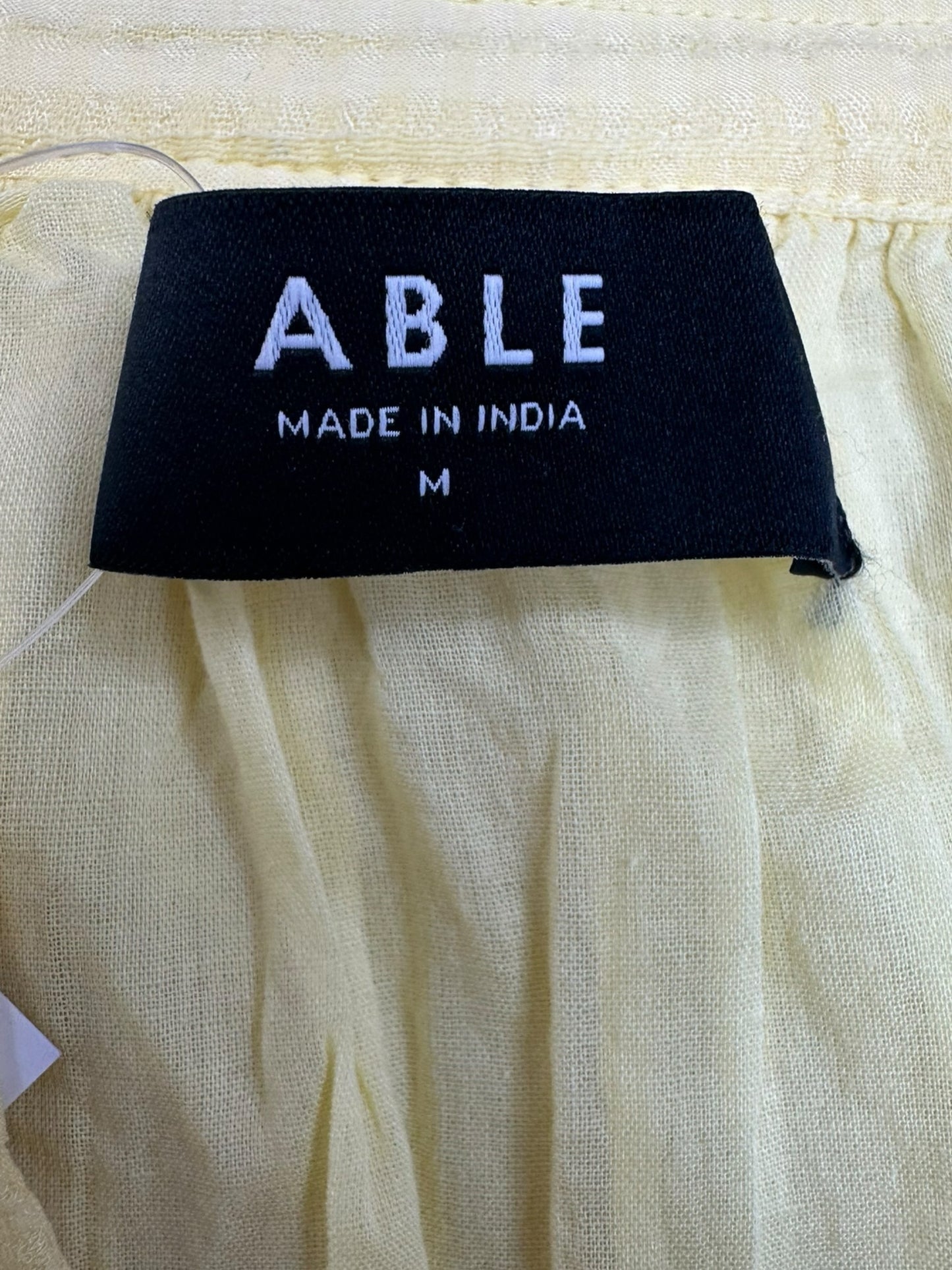ABLE Yellow Casual Dress Size M