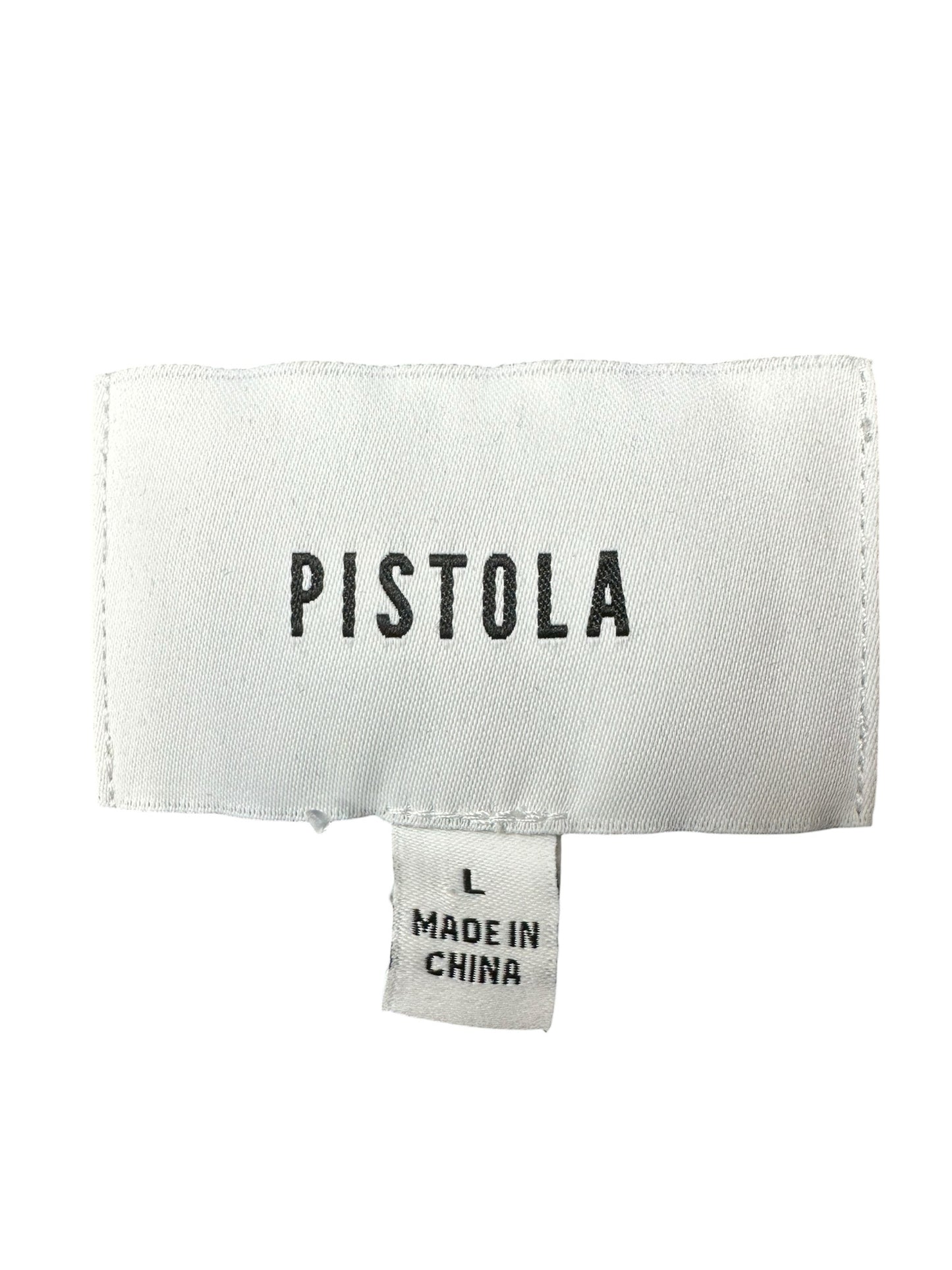 PISTOLA Electric Blue Vegan Leather Tracy Moto Jacket Size L