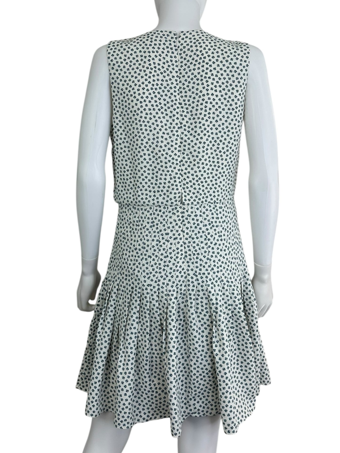 Ann Taylor Blue Floral Print Casual Dress Size 4