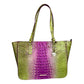 Brahmin NWT Ashlee Limeade Ombre Melbourne Designer Handbag