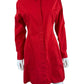 Theory Red T-Shirt Button-Down Mini Dress Size 6