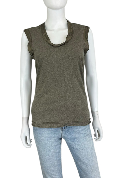 BCBGMAXAZRIA Dark Green Tank  Size S