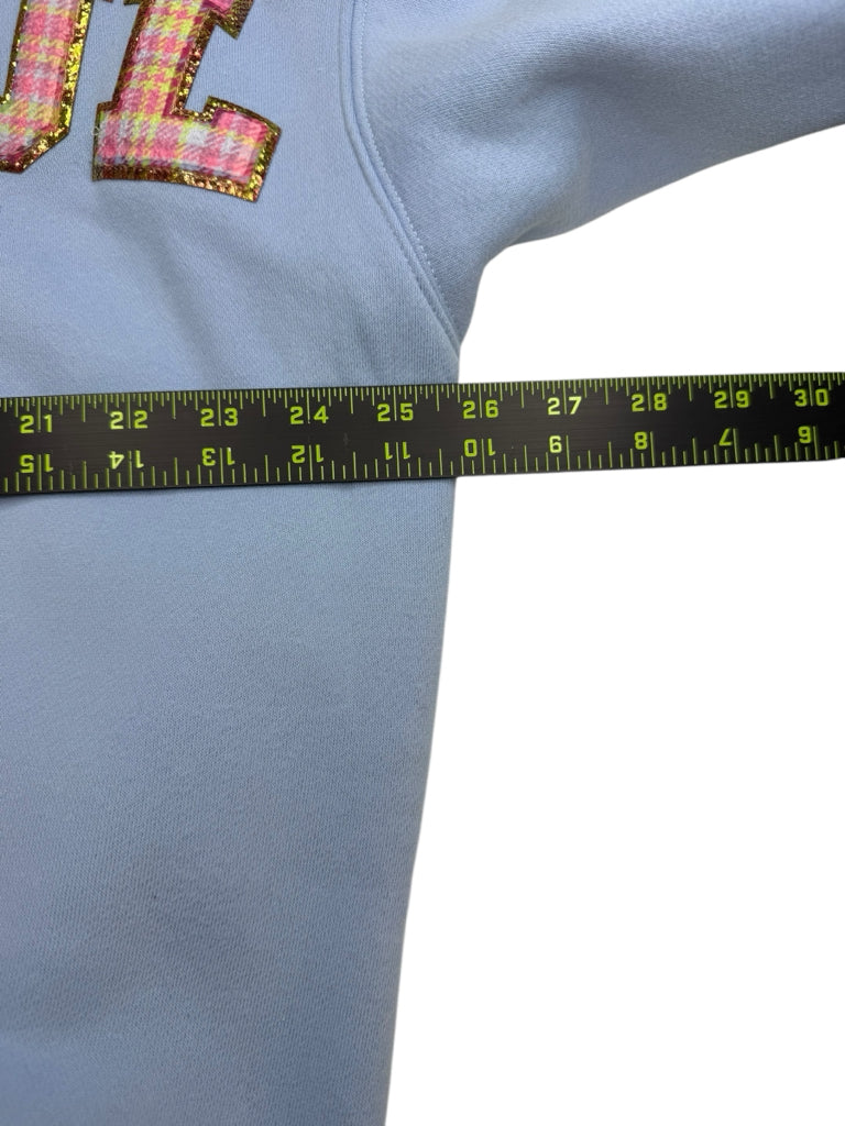 JUDITH MARCH Blue Thankful Sweat Shirt Size S