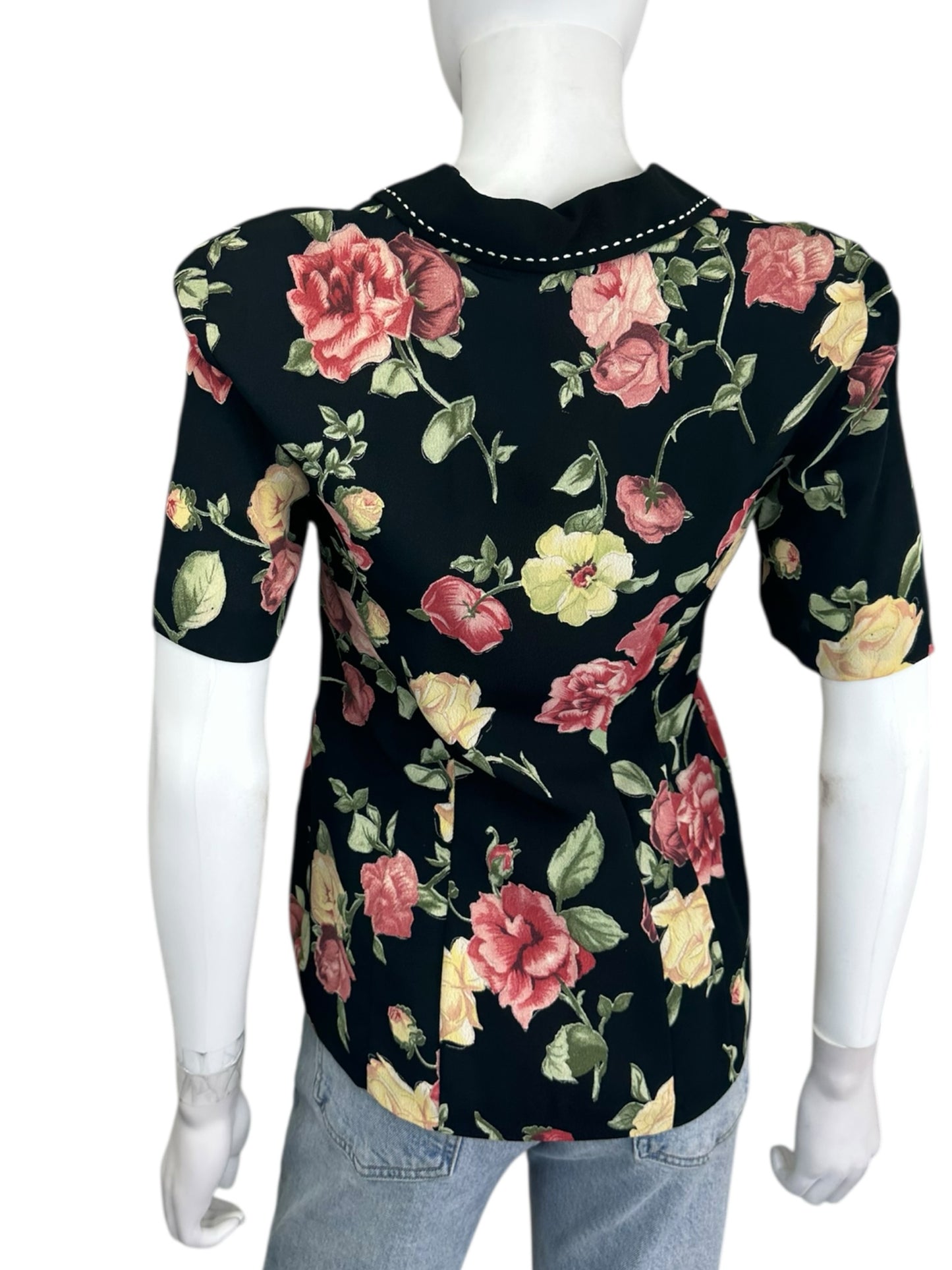 NWT Carole little Floral Button Down Size S