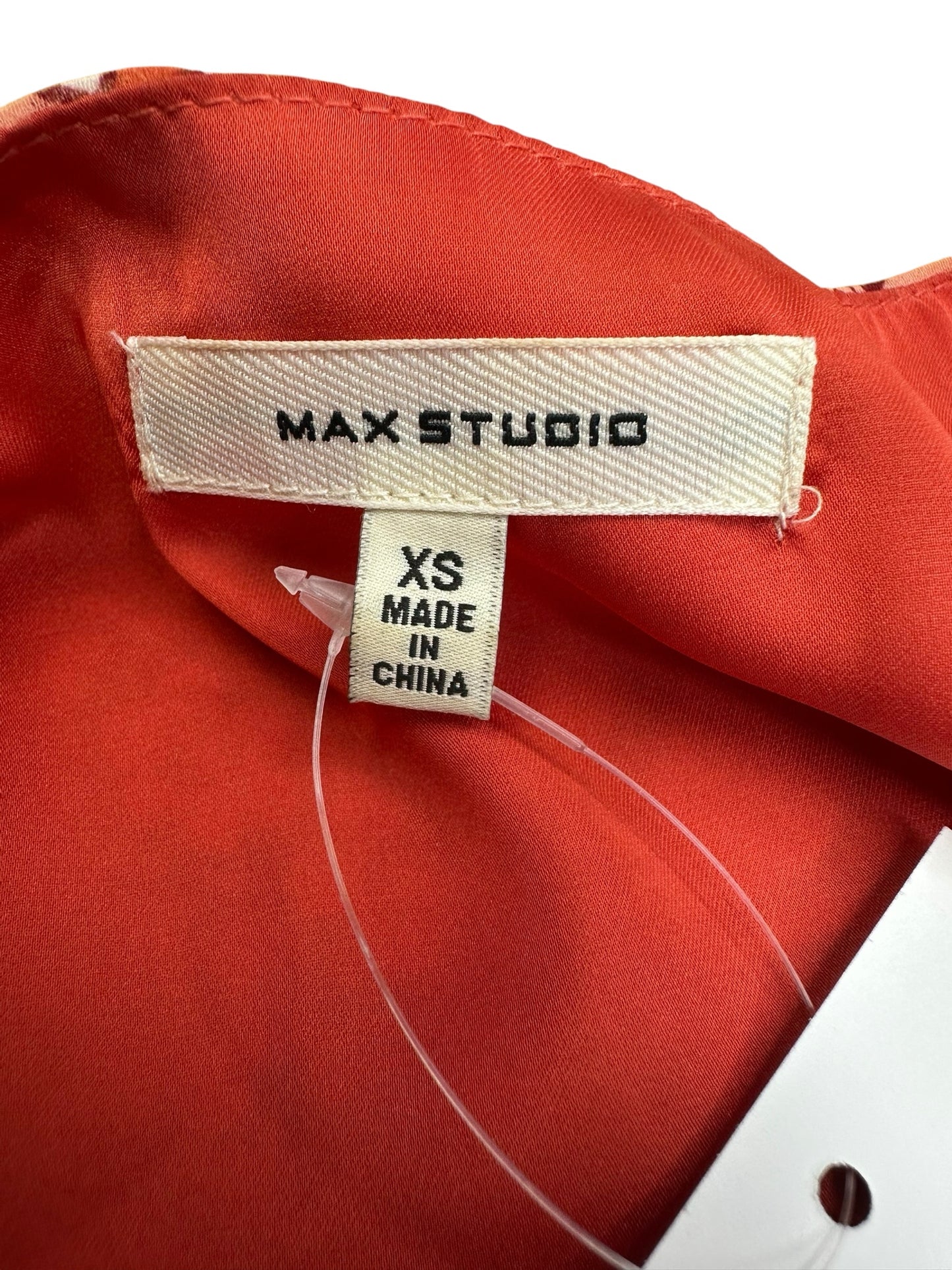 MAX STUDIO Coral Floral Mini Dress Size XS