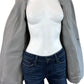 BANANA REPUBLIC Grey Pinstripe Blazer Size 6