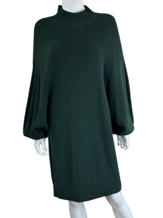 BANANA REPUBLIC Forest Green Sweater Dress Size  M