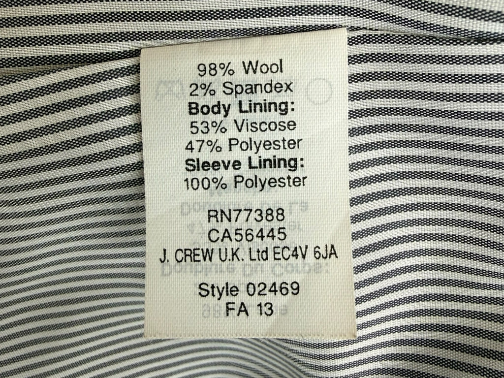 J. Crew Gray Wool Schoolboy Blazer Size 4