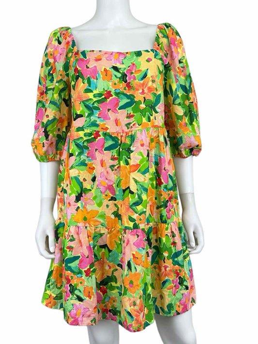 sanctuary NWT Green Floral Linen Sundress Size XS