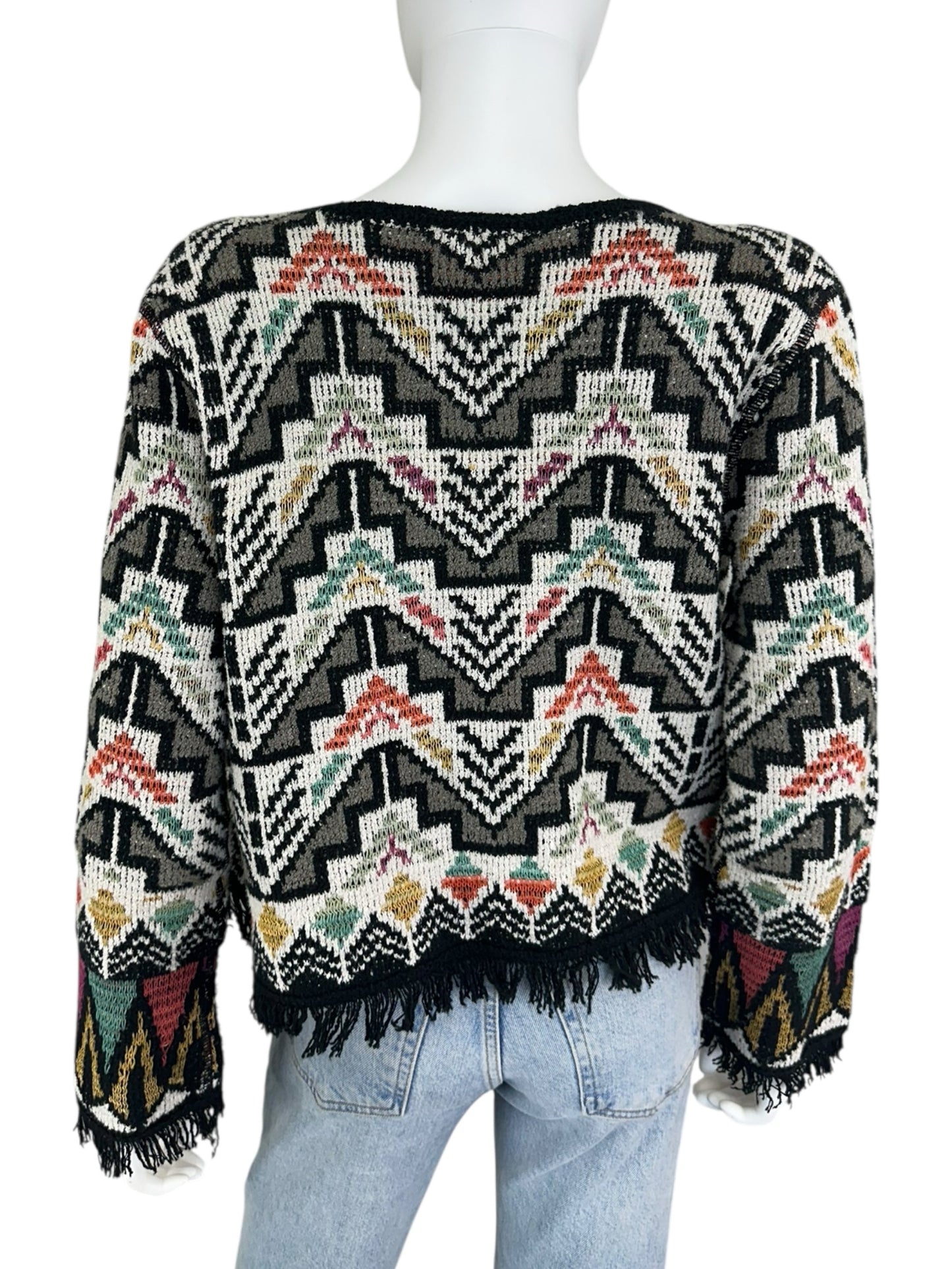 Peruvian Connection Multicolor Jacket Size M