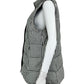 J. Jill Black and White Check Puffer Vest Size L