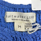 NWT Saltwater Luxe Blue Adrianna Long Sleeve Dress Size M