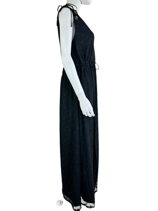 Zac Posen NWT Black Star Cocktail Dress Size S