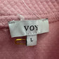 VOY Pink Tweed Shift Dress Size L
