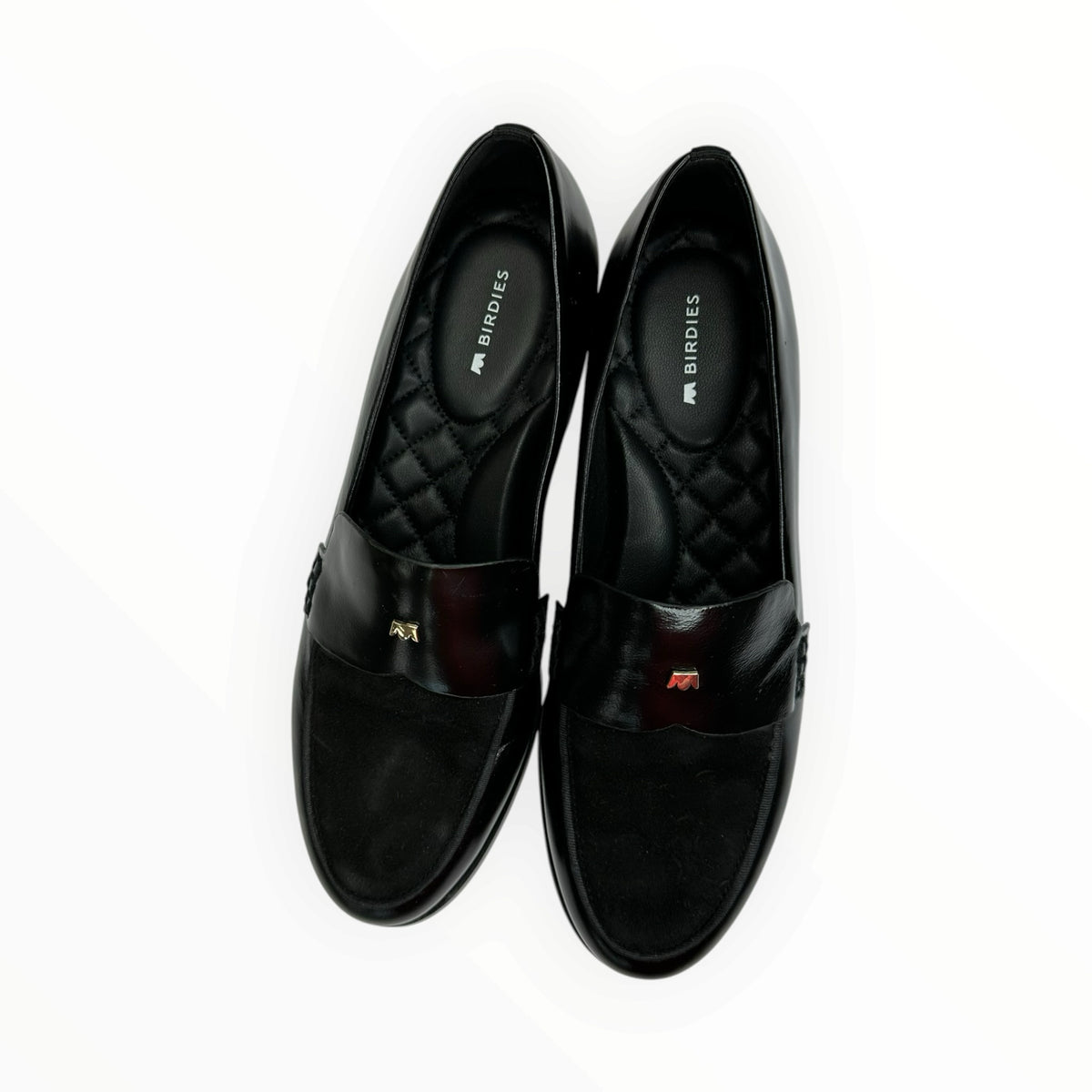BIRDIES Black Licorice The Starling 20 Leather Loafer Size 8
