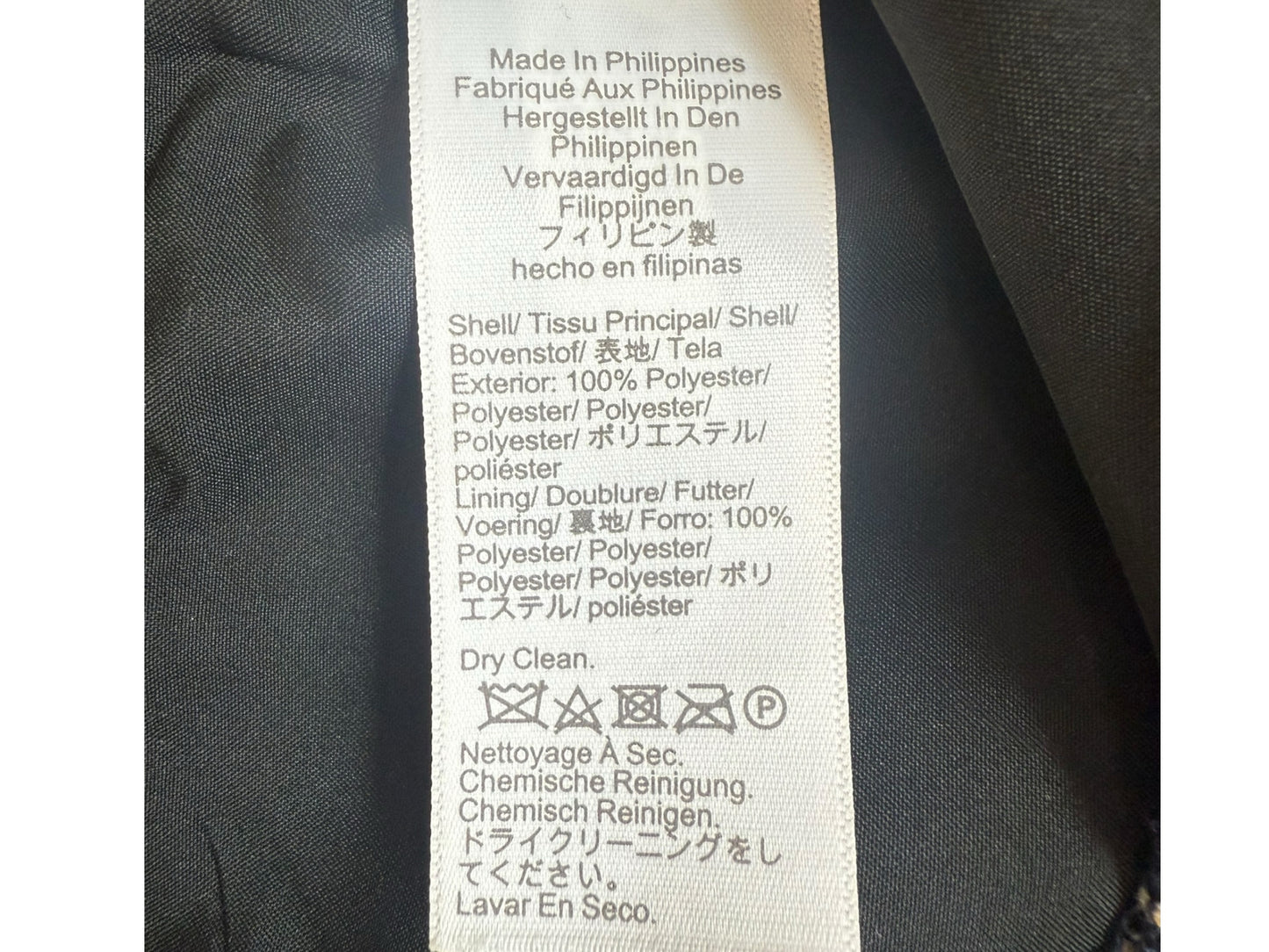 J. Crew Black Navy White and Cream Skirt Size 14