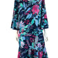 Chico's NWT Brilliant Blooms Midi Dress Size XL