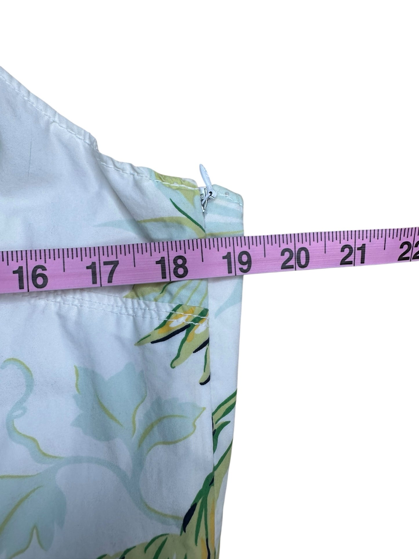 Tommy Hilfiger 100% Cotton Tropical Floral Print Dress Size 14