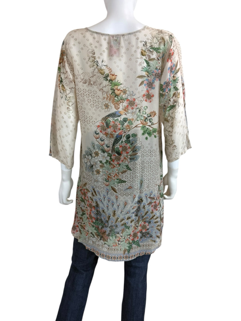 Johnny Was Ficher Floral Print Tunic Size S