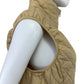 LANDS' END Tan Quilted Puffer Vest Size L