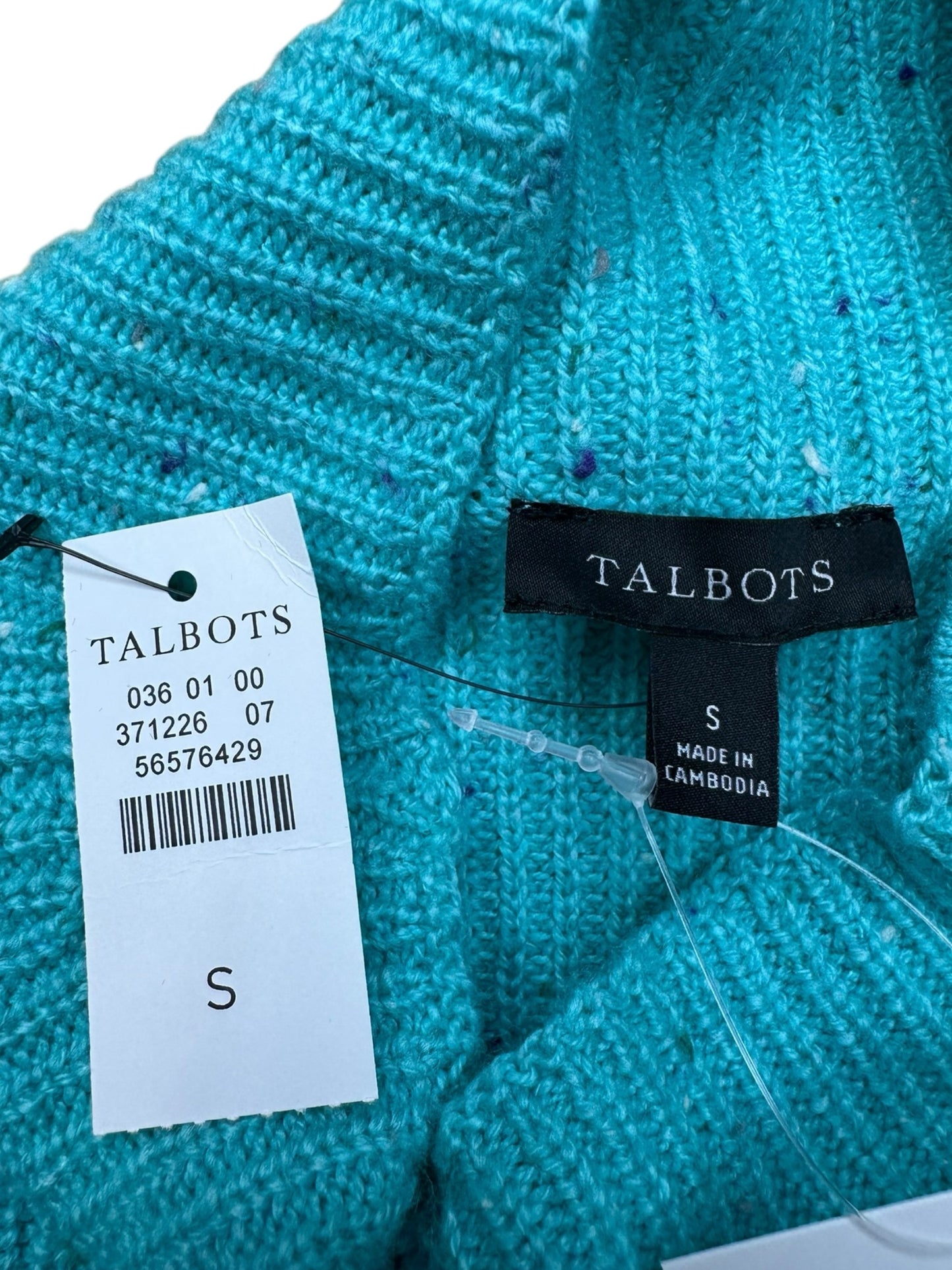 Talbots Aqua Sweater Dress Size S