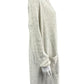 EILEEN FISHER Ivory Organic Cotton Sweater Duster Cardigan Size M