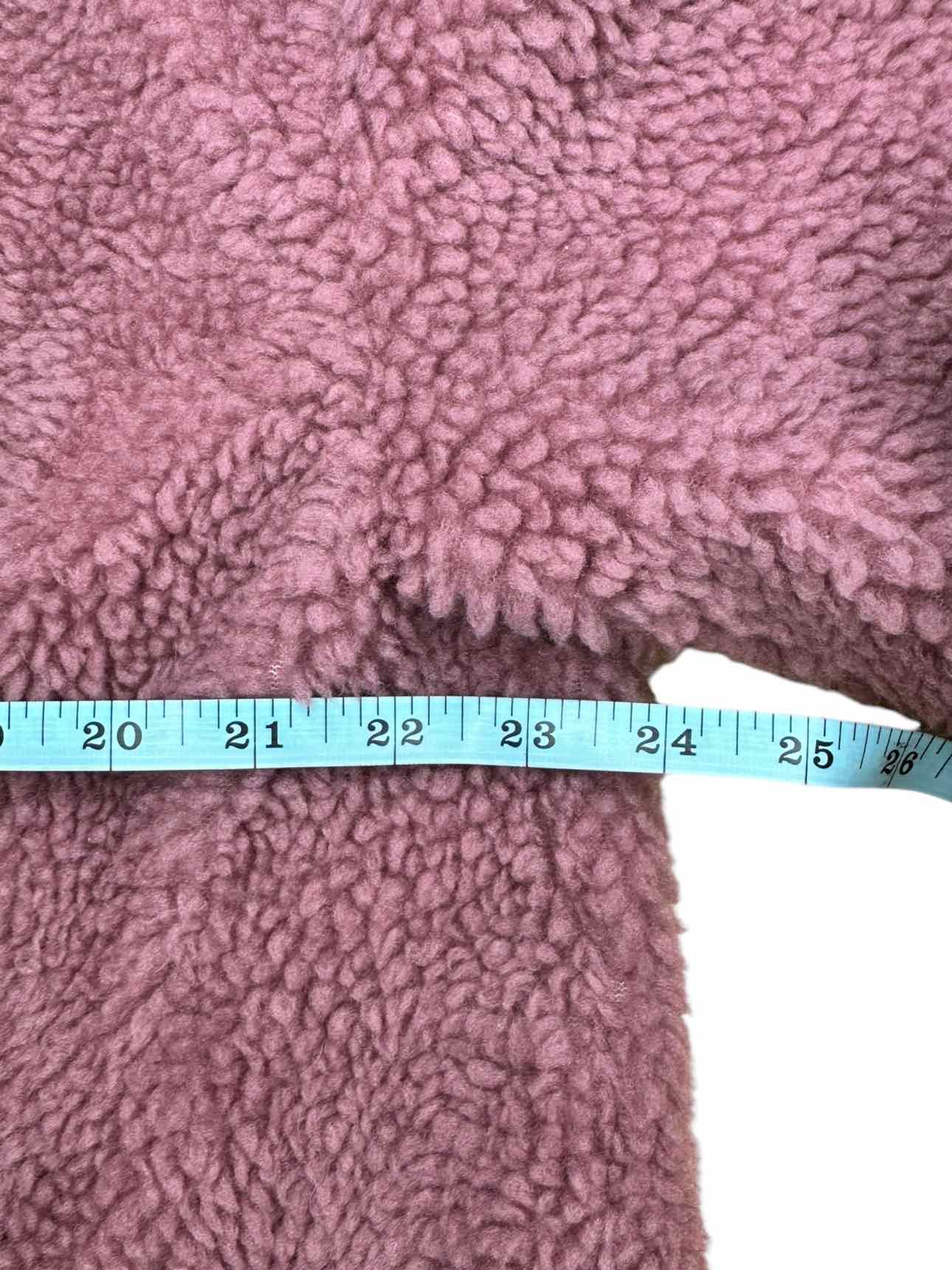 Abercrombie & Fitch Pink Sherpa Coat Size L