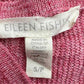 EILEEN FISHER Pink 100% Linen Sweater Size S