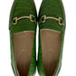 ANTONIO MELANI Green Croc Loafer Size 8.5