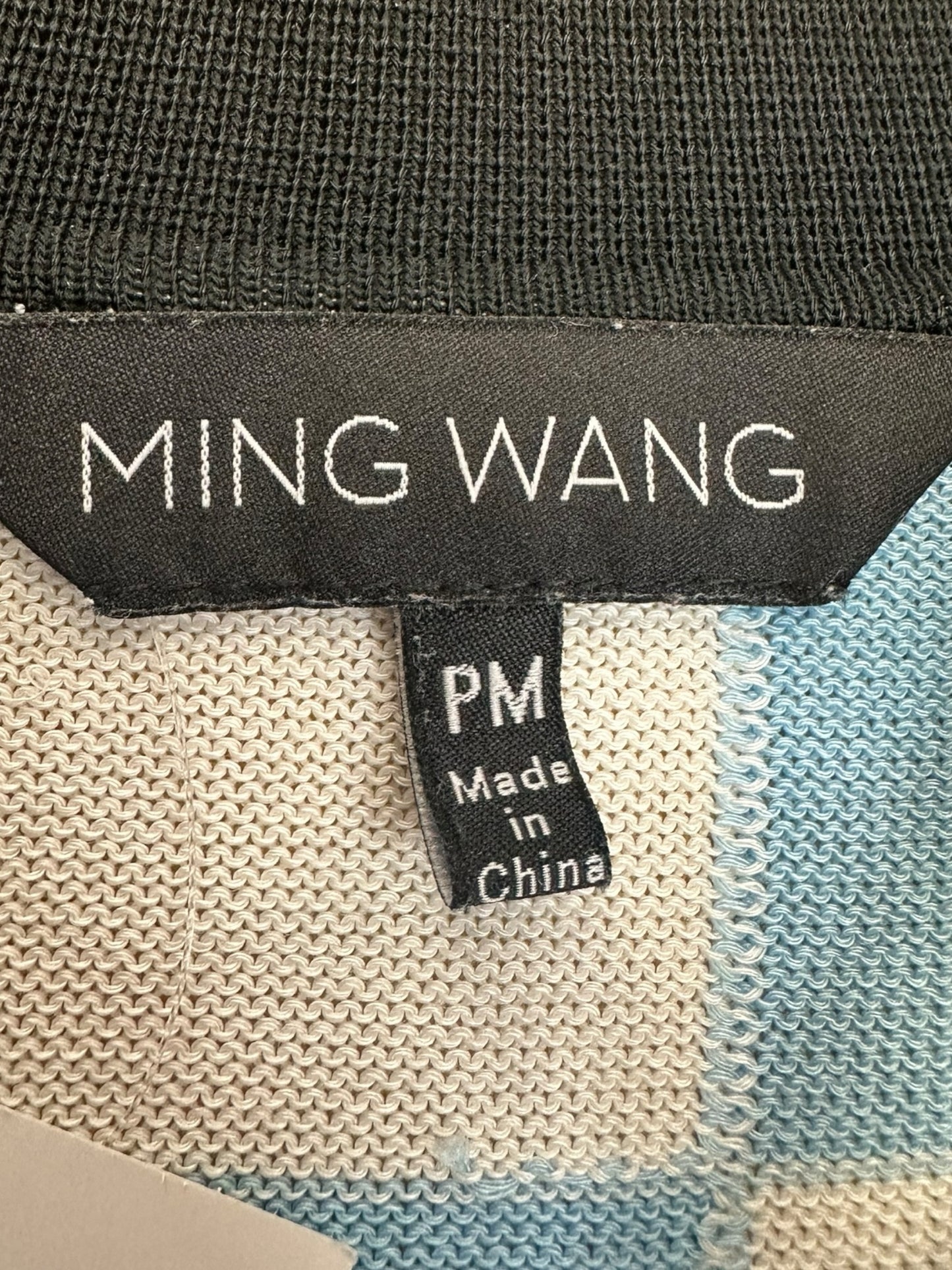 Ming Wang Striped Knit Jacket Size MP