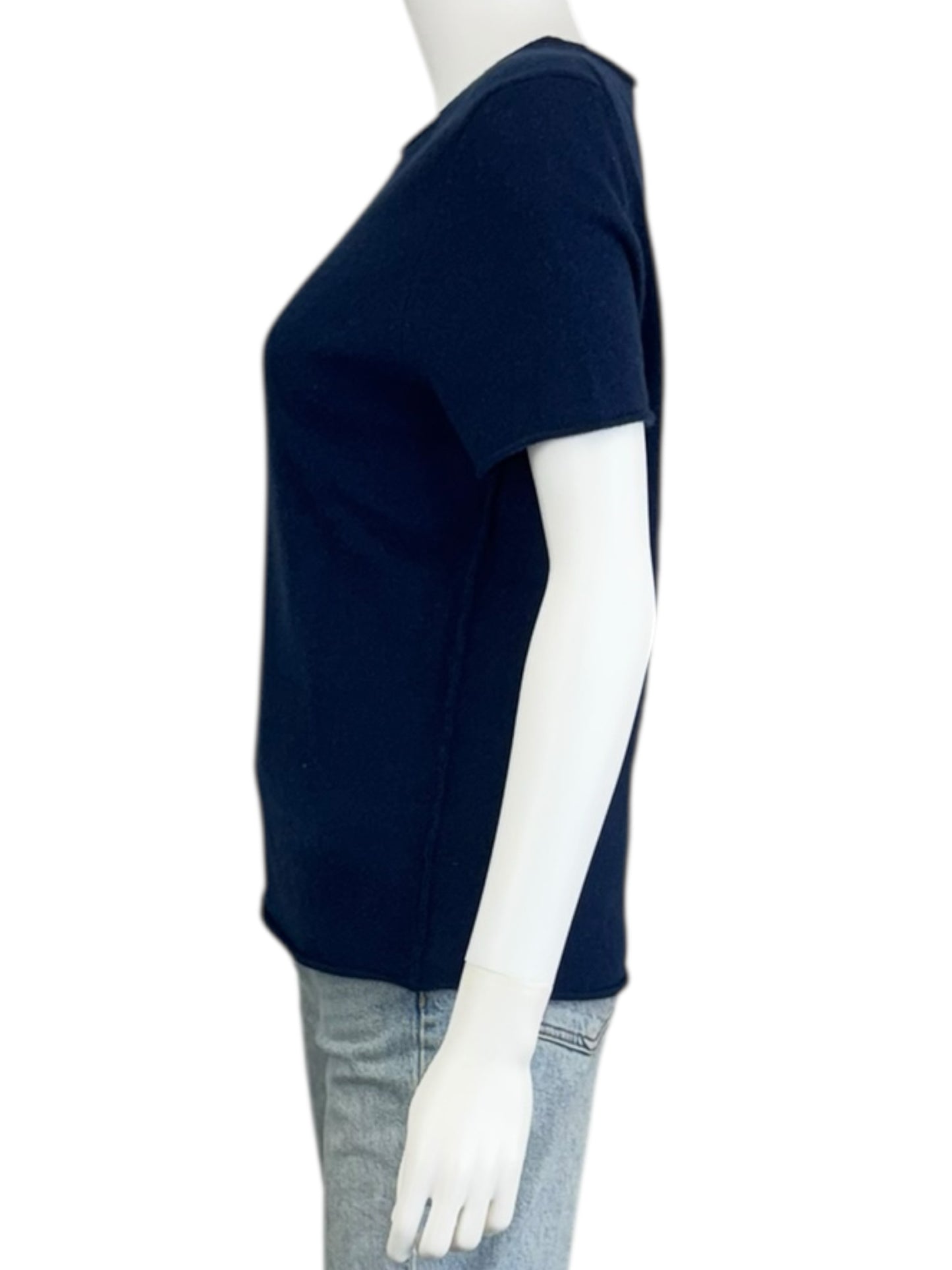 SKULL CASHMERE Navy 100% Cashmere Sweater Size M