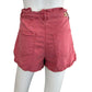 PAIGE Red High Waisted Shorts Size 26