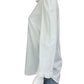 Sandro White Ruffle Neck Blouse Size 3