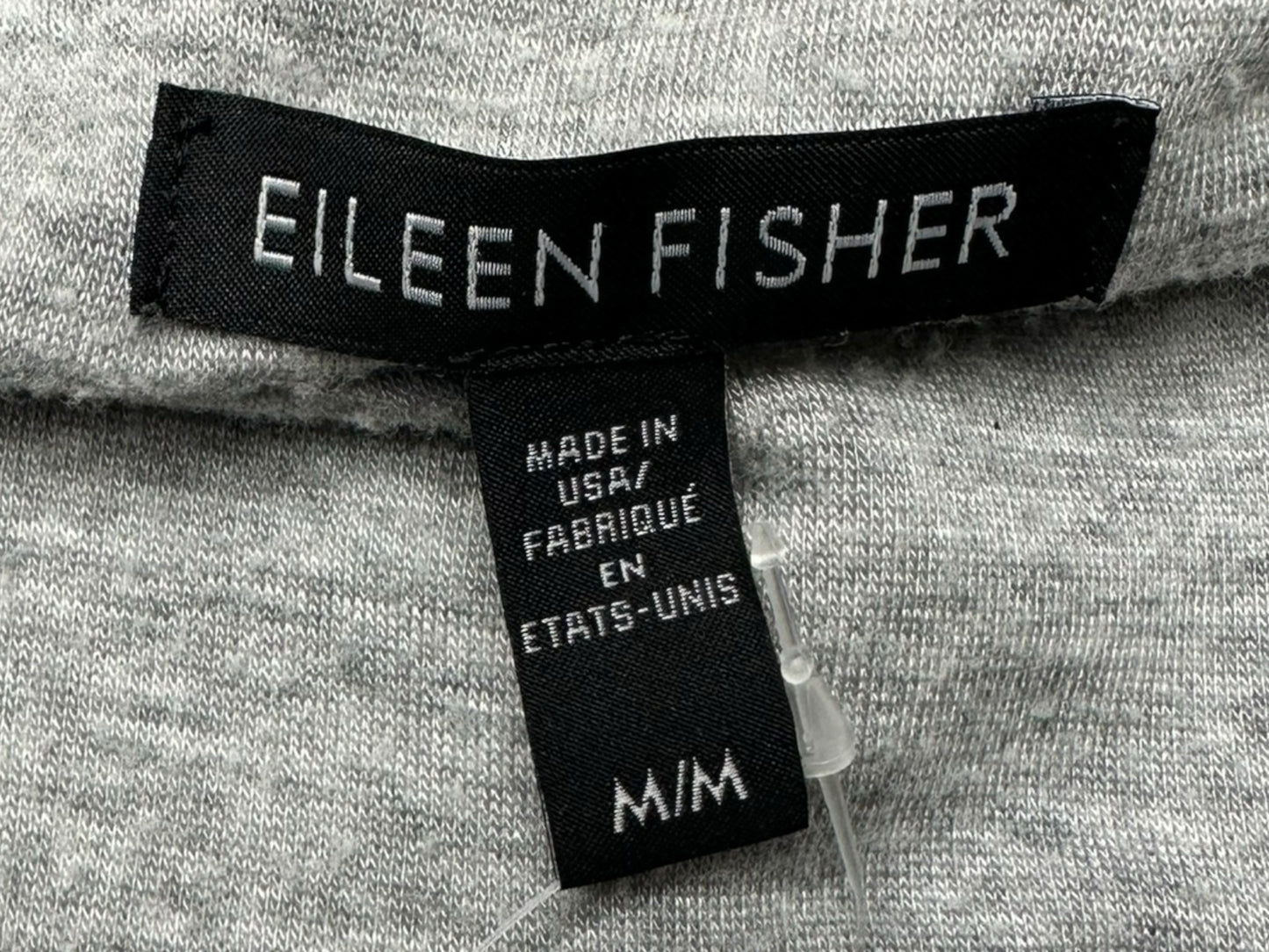 EILEEN FISHER Gray Knit Casual Jacket Size M
