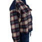 Velvet BY GRAHAM & SPENCER Norah Plaid Shacket Size XS